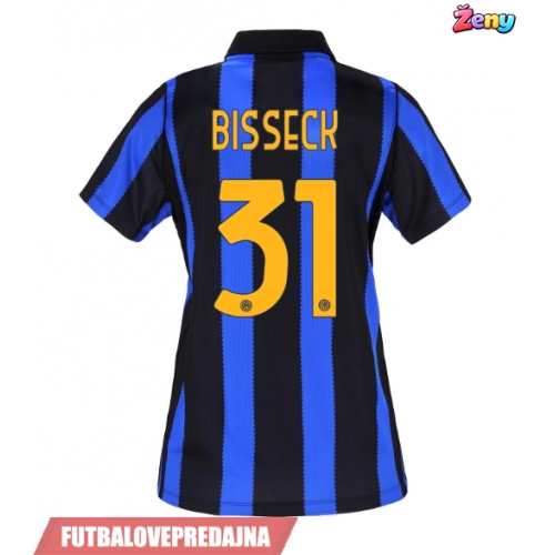Lacne Ženy Futbalové dres Inter Milan Yann Bisseck #31 2026-27 Krátky Rukáv - Domáci